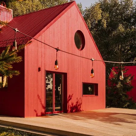 Czerwony Miedzy Drzewami *